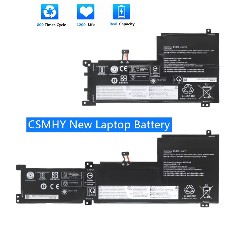 Новый аккумулятор CSMHY L19M3PF6 L19D3PF3 L19C4PF1 L19L3PF2 для LenovoIdeaPad 5-15ARE05 15ALC05 15ITL05 15IIL05,Xiaoxin AIR15,S550-15
