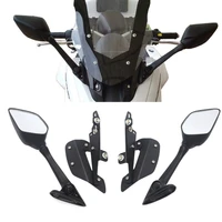 motorcycle motorbike foldable side mirrors blind spot rear view mirror cover cap for yamaha nmax 125150155 2015 2019