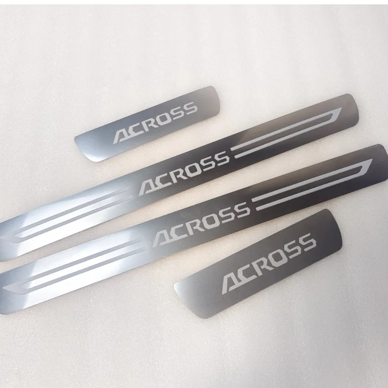 

Stainless Steel Door Sill Scuff Plate Trim for SUZUKI ACROSS 2023 Threshold Bar Pedal Protector Car Accessories
