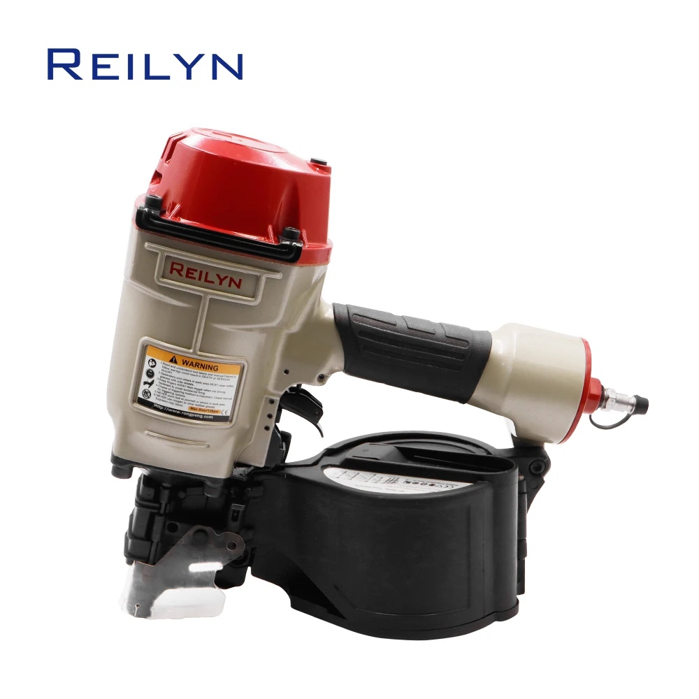 Reilyn MCN70 Pneumatic Coil Nailer 70mm Air Industrial Nail Gun Fencing Framing Roof Sheathing Pallets Air Gun