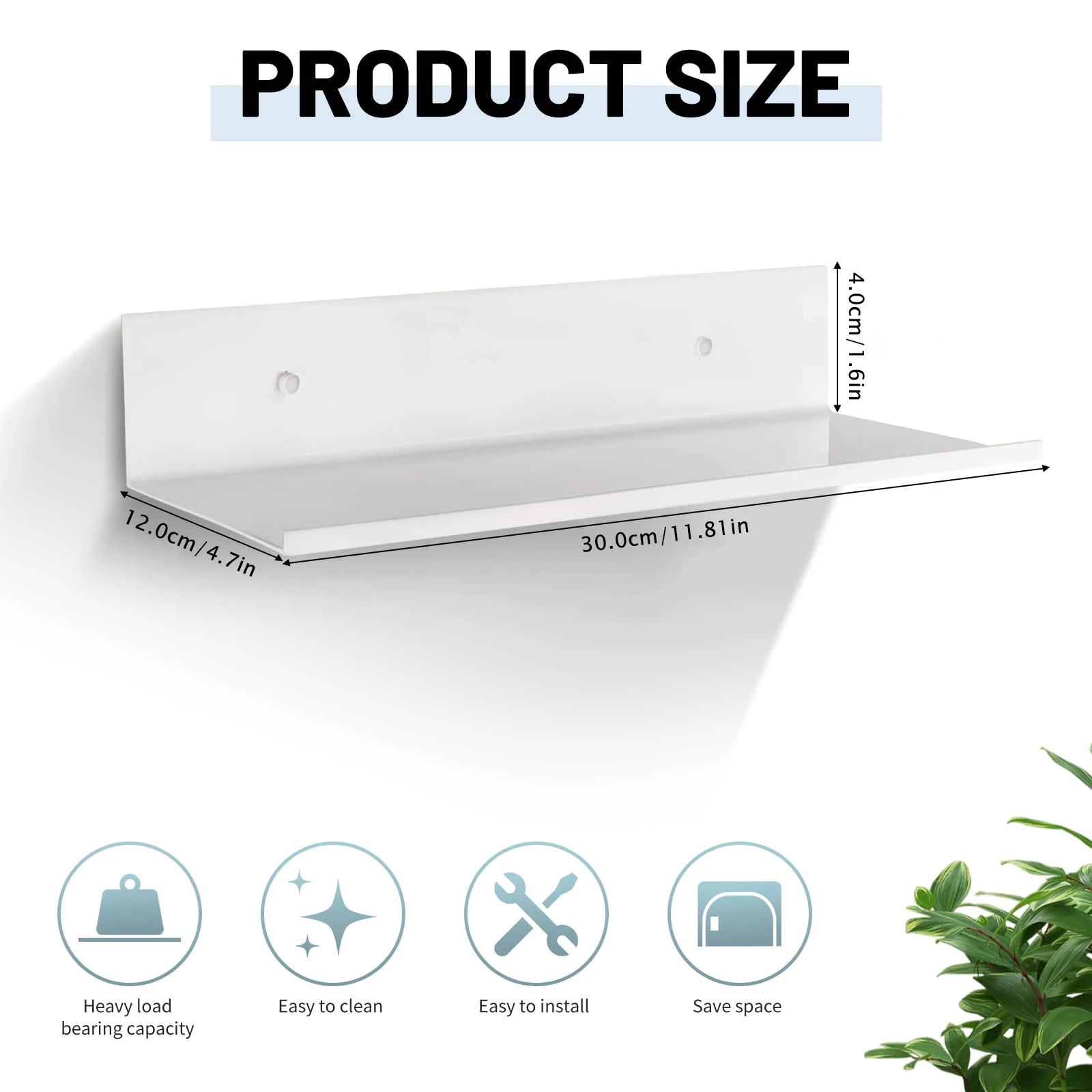 

Металлические полки для ванной 30/40/50 см