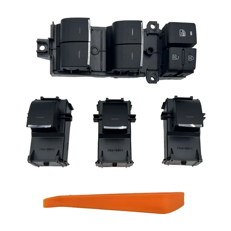 LHD для Toyota RAV4 Corolla Cross Avalon Levin ALTIS 2019-2023 автомобильный ледяной синий свет электрический стеклоподъемник кнопка управления переключателем