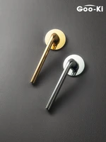 nordic high end zinc alloy gold mute room door lock handle interior door lock anti theft bathroom door lock furniture hardware