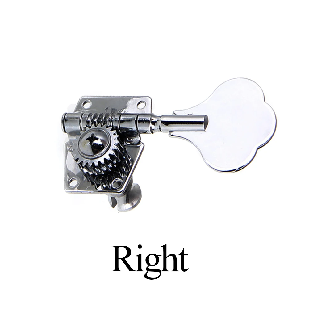

Silver Steel Precise Durable Bass Tuning Peg Jazz Vintage Musical Instrument Replacement Mini Guitar Accessories Open Geared
