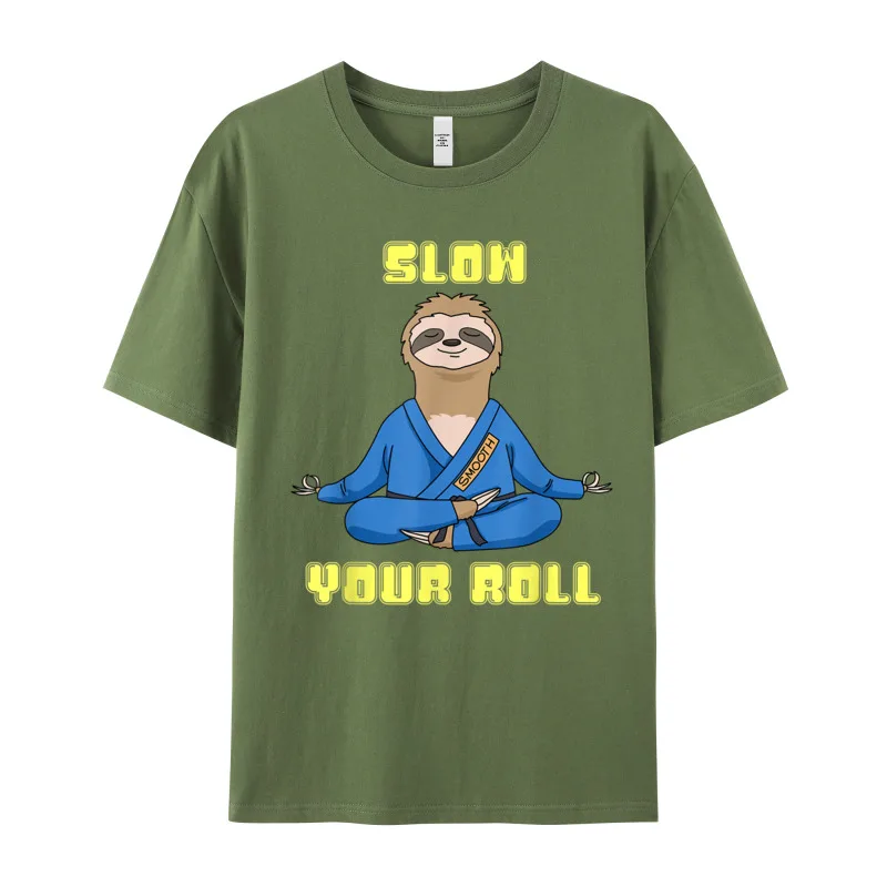 Latest Man Tops &amp Tees Jiu Jitsu Shirts S ow Family T-Shirt 100% Cotton Short Sleeve Print Round Neck