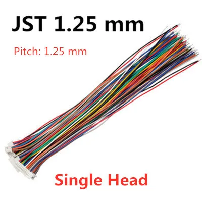 10 шт. 1,0 1,25 1,5 2,0 2,54 SH/JST/ZH/PH/XH 1,0 мм 1,25 мм 1,5 мм 2,0 мм 2,54 мм гнездовой разъем с проводом 2PIN/3/4/5/6/7/10P