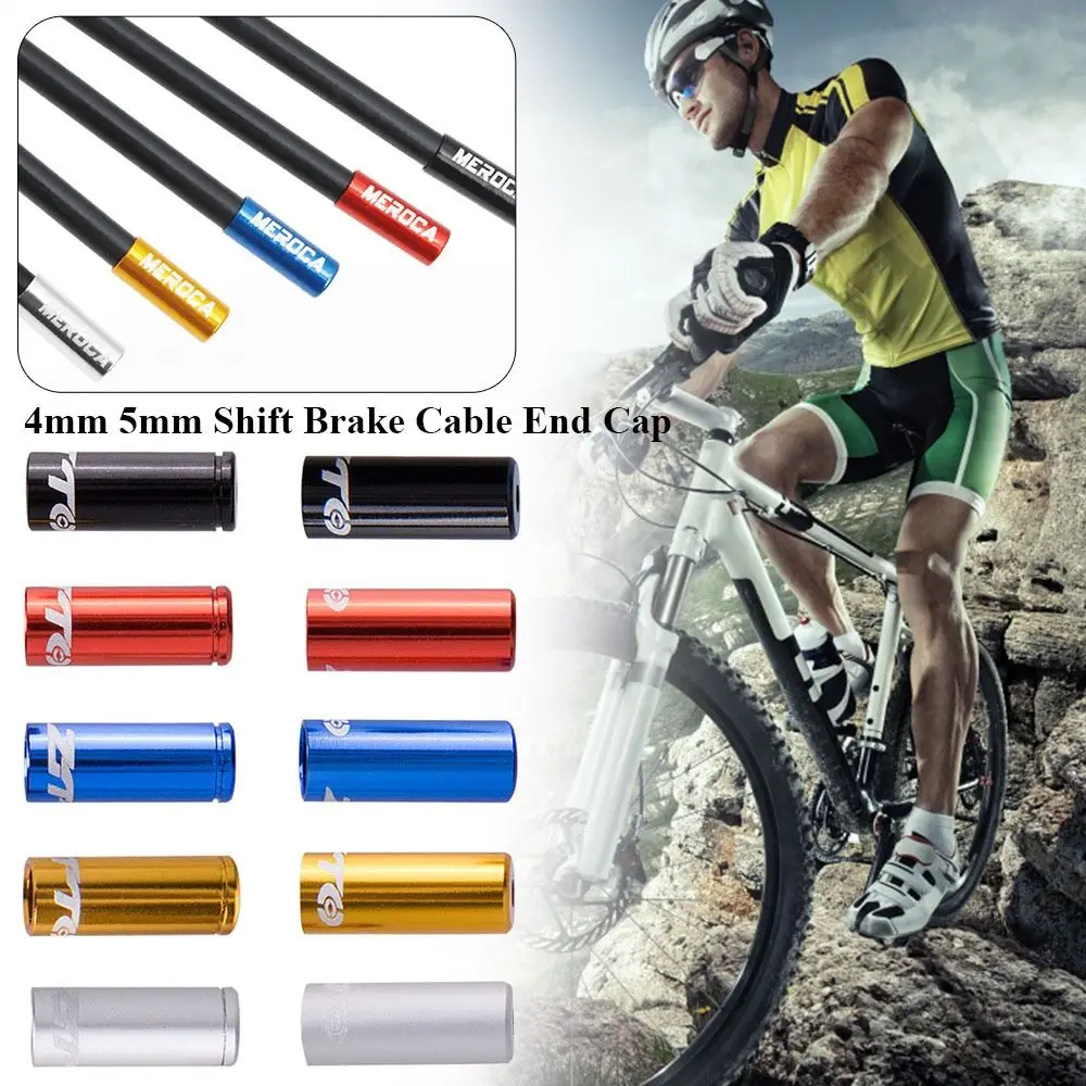 

4 мм 5 мм рычаг переключения передач тормозов аксессуары Алюминиевый сплав Кабельные заглушки корпуса обжимные скобы наконечник провода Пы...