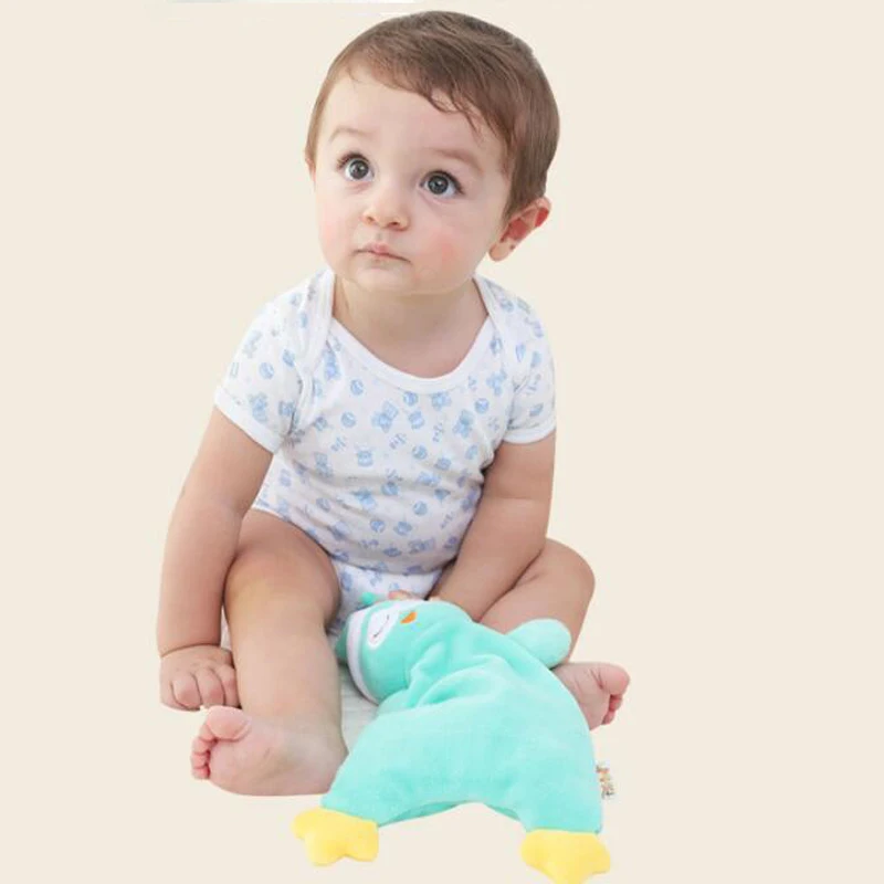 

Hot Newborn Educational Infant Cute Cartoon Baby Calm Toy Infant Teether Hand Grasping Towels Plush Toys Soft Baby Appease Towel