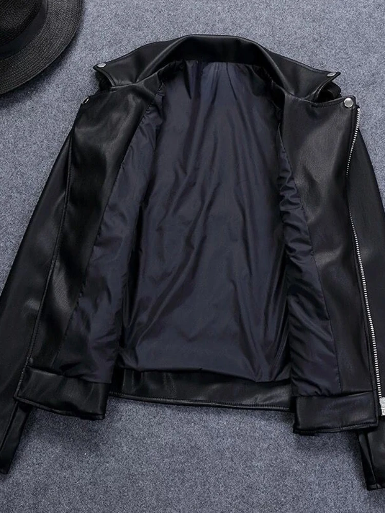 Leather Coat Women's Coat Women's Spring and Autumn 2022 New Short Korean Version Motorcycle PU Leather Jacket Women Jacket enlarge