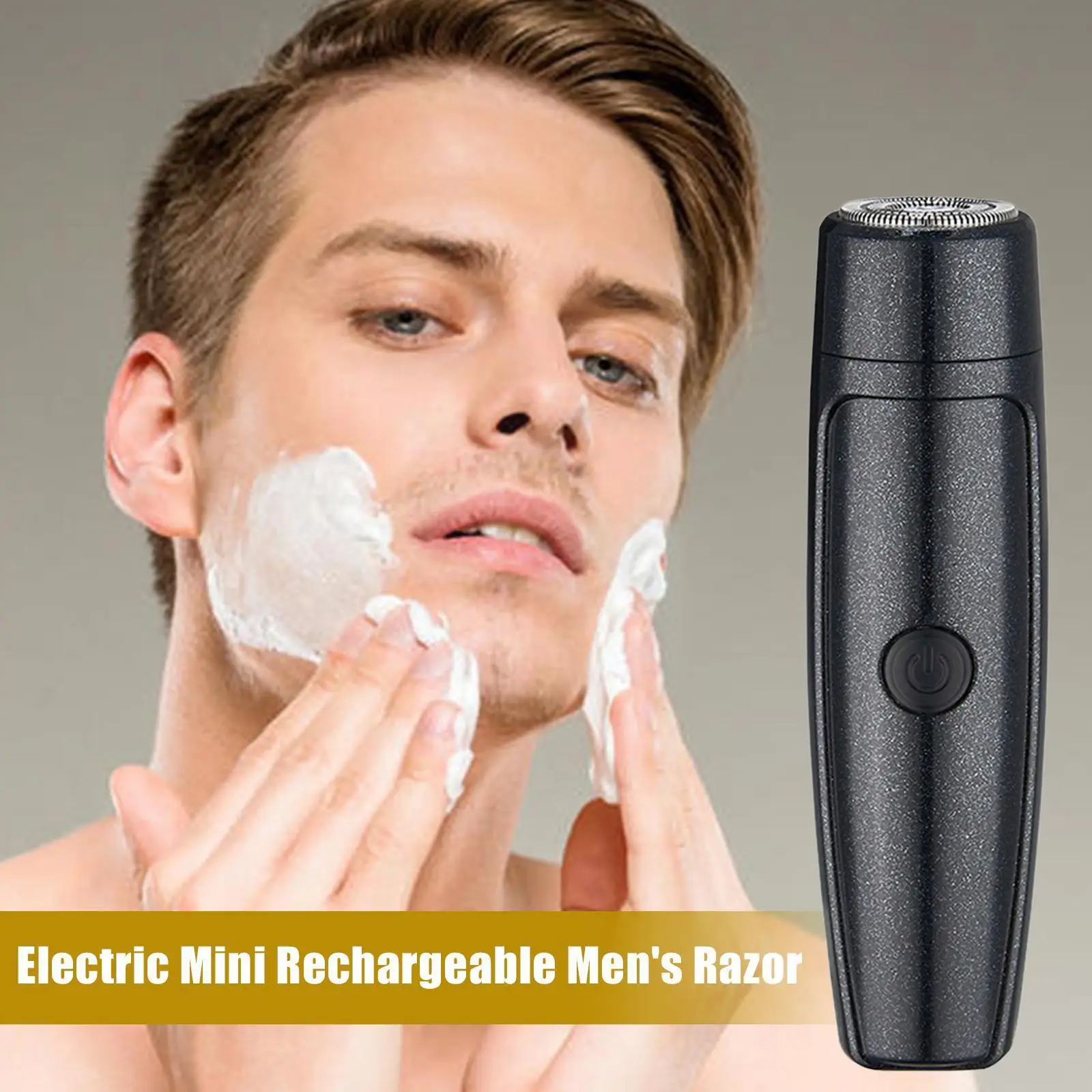 

Mini Electric Shaver Men Beard Trimmer Portable Waterproof Travel Body Washable Home Car Shaver Usb Shaver Rechargea K5i2