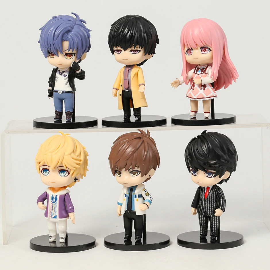 

Model Figurine Love Producer Gavin Lucien Victor Kiro Shaw Q Version Dolls Figures PVC Collectible Brinquedos For Gift 6pcs/set