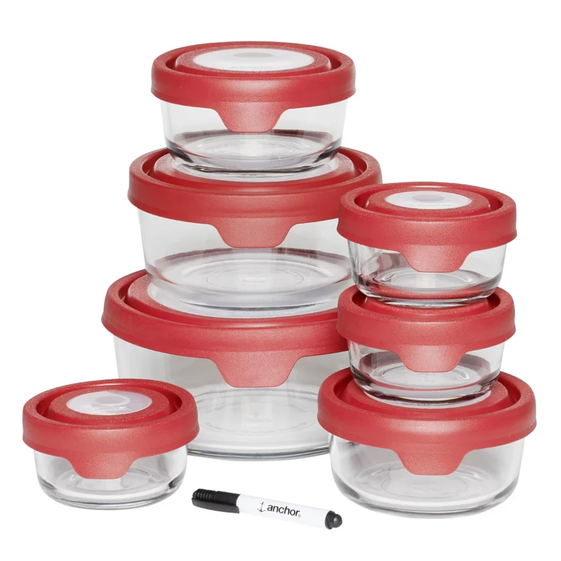 

TrueSeal Clear Glass Food Storage, 15 Piece Set