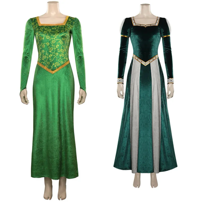 

Fiona Princess Cosplay Costume Dress Outfits Halloween Carnival Suit