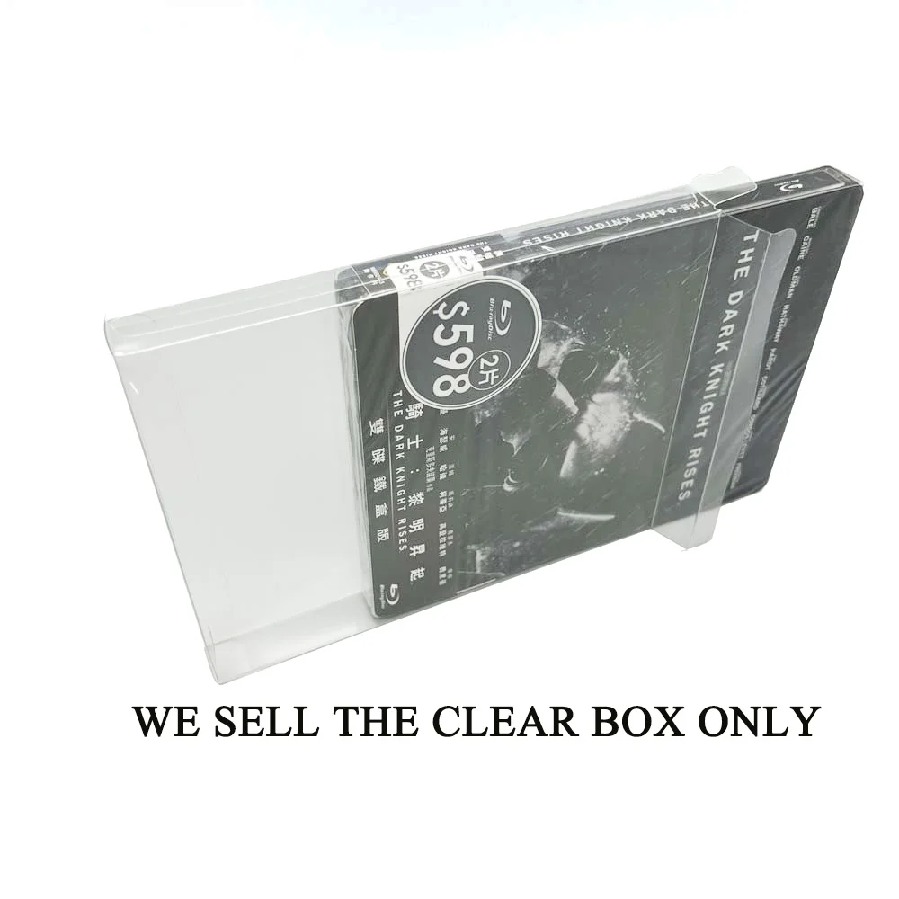 

Clear Transparent Box For Blu-ray BD movie For PS4 For PS5 Collection Display Storage Cover Case PET Protector