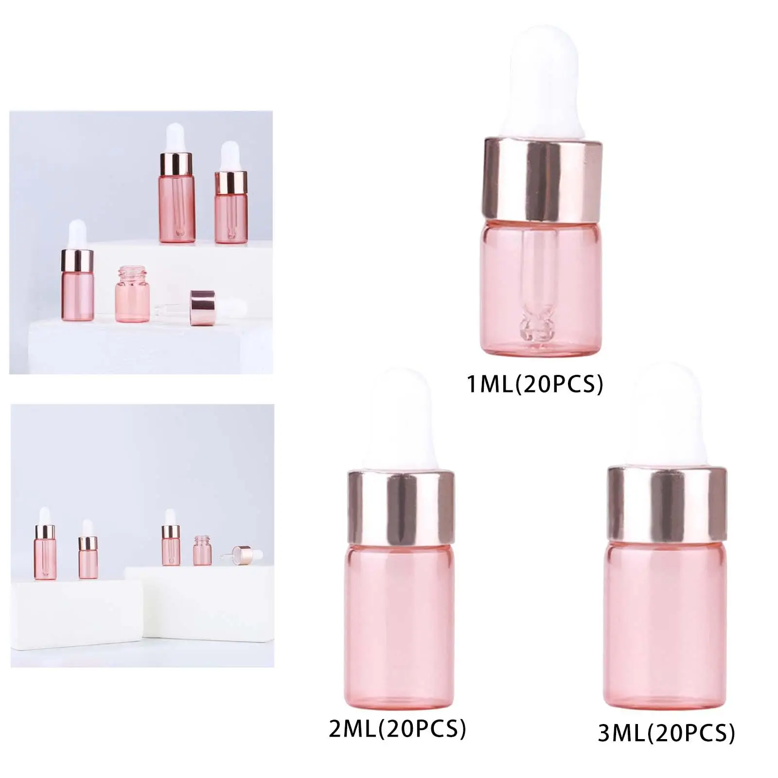 Стеклянные бутылки-капельницы royalvide diyhomedecor_uk 20 шт.