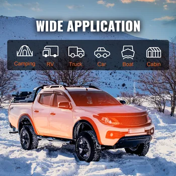 VEVOR 5/8KW Car Heater Diesel Air Heater 12V Diesel Heater With LCD Switch Silencer for Car Truck Boat RV Parking Diesel Heater 6