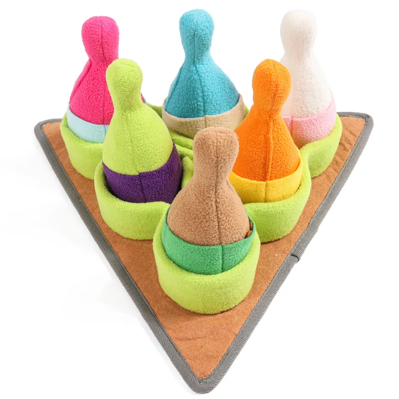 Интерактивные игрушки-пазлы для собак боулинг поощрение естественно навыки пищи