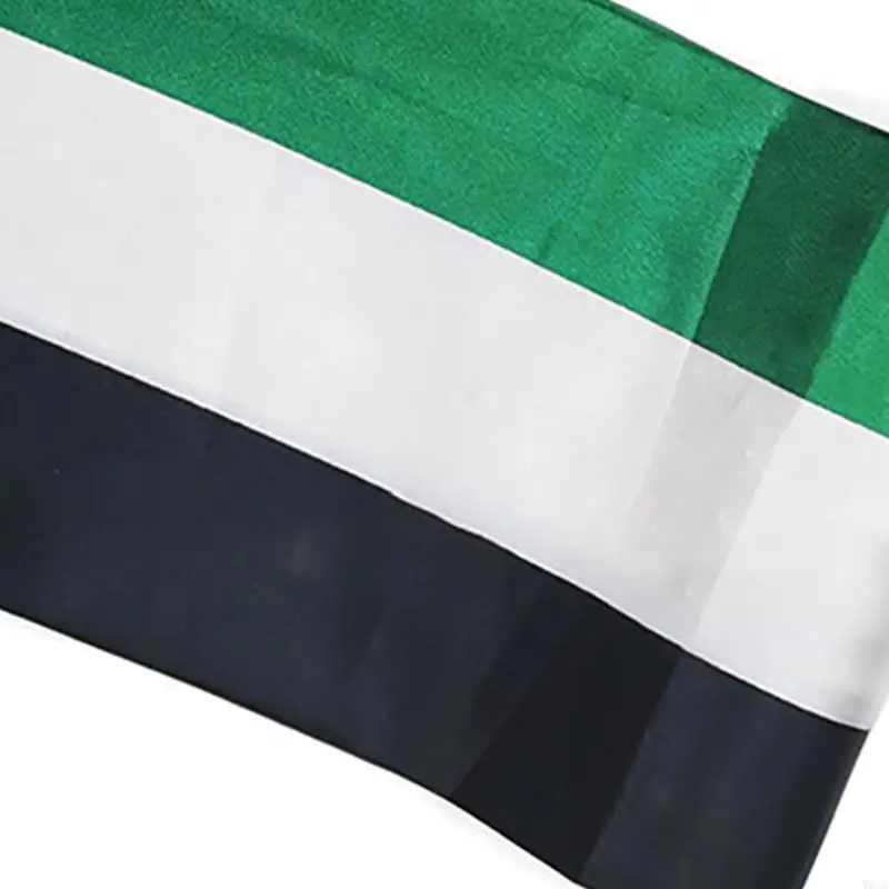 W0YA ОАЭ национальные флаги шарф с бахромой длинный на шею поясом формальный