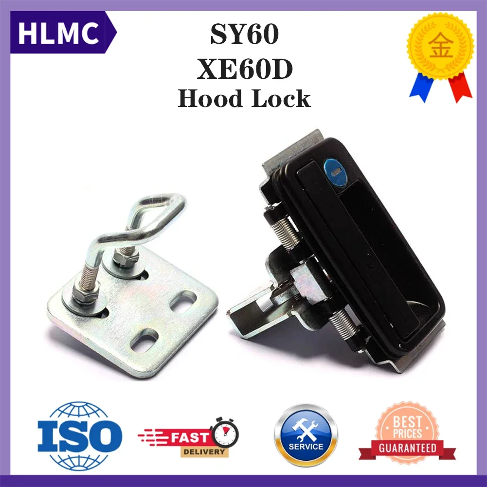 Фото Запасные части для экскаватора SY60 SY75-8-9 Foton Lovol 60 65 80 XCMG XE40D XE60D XE75D 80CD 85D Замок капота двигателя №1