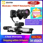 ZEAPON PS-E1 PONS Micro 2 plus ползунок с электроприводом, горизонтальная нагрузка до 50 кг, одноосевая двойная ось, связь