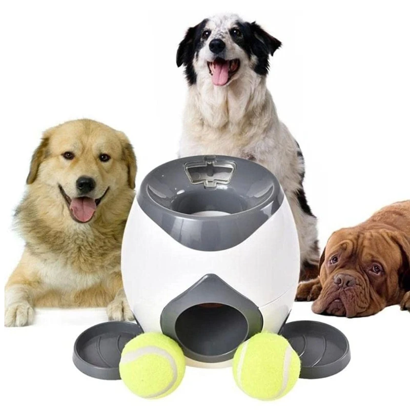 

Interactive Toy for Dogs Slow Feeder Tennis Ball Treat Dispensing