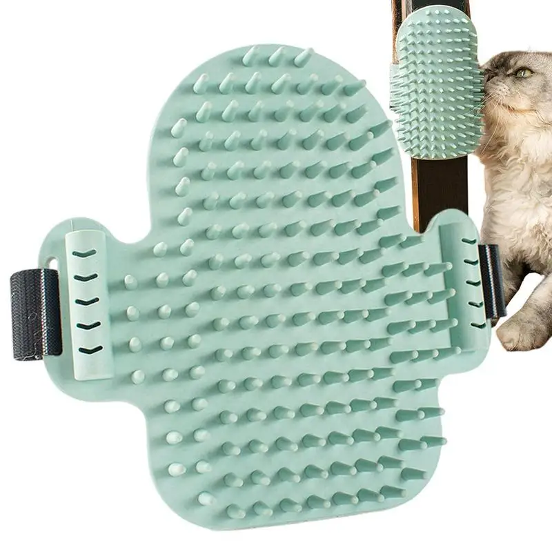 

Cat Corner Scratcher Pet Self Groomer Portable Wall Groomers With Catnip Grooming Brush Scratcher For Small Medium Pet Grooming