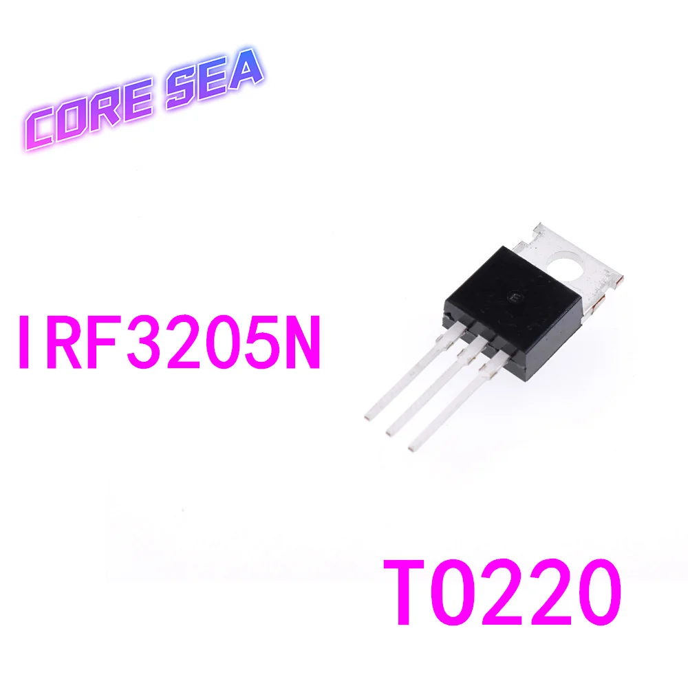 

10 шт./лот IRF3205 TO220 IRF3205N IPF3205PBF TO-220 N-канальный мощный МОП-транзистор