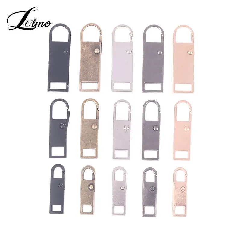

2pcs Tool-free Detachable Bags Bags Jackets Shoes Boots Metal Zipper pendant Zipper Zipper Pull DIY Bag