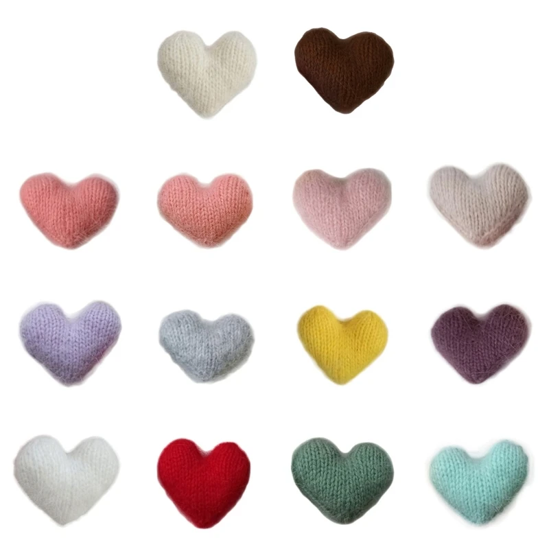 

Baby Photography Props Background Handwoven Love Heart Photo Props Newborn Photostudio Backdrop Pilling Resistant Props