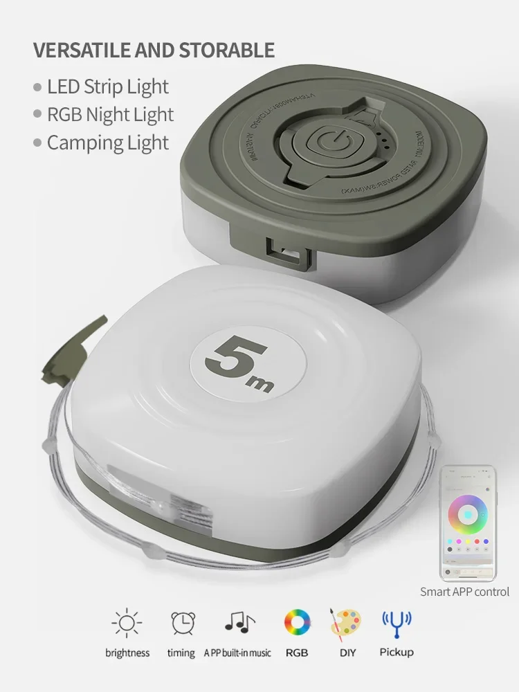 

USB светодиодные гирлянды для кемпинга 8 режимов