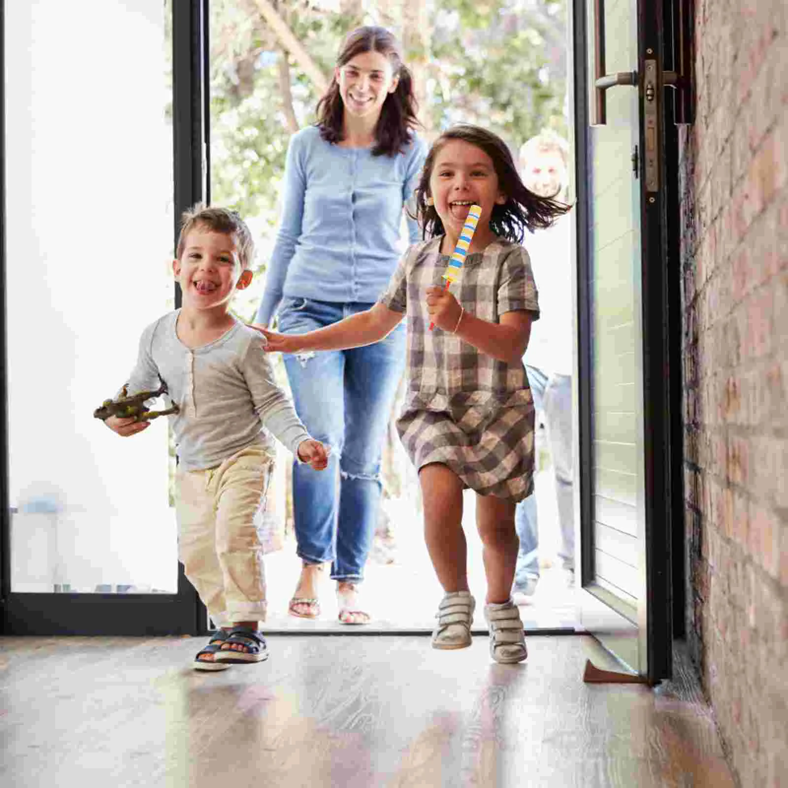 6 шт. игрушки для вечеринок детский мигающий наполнитель бумажный меч фликеры