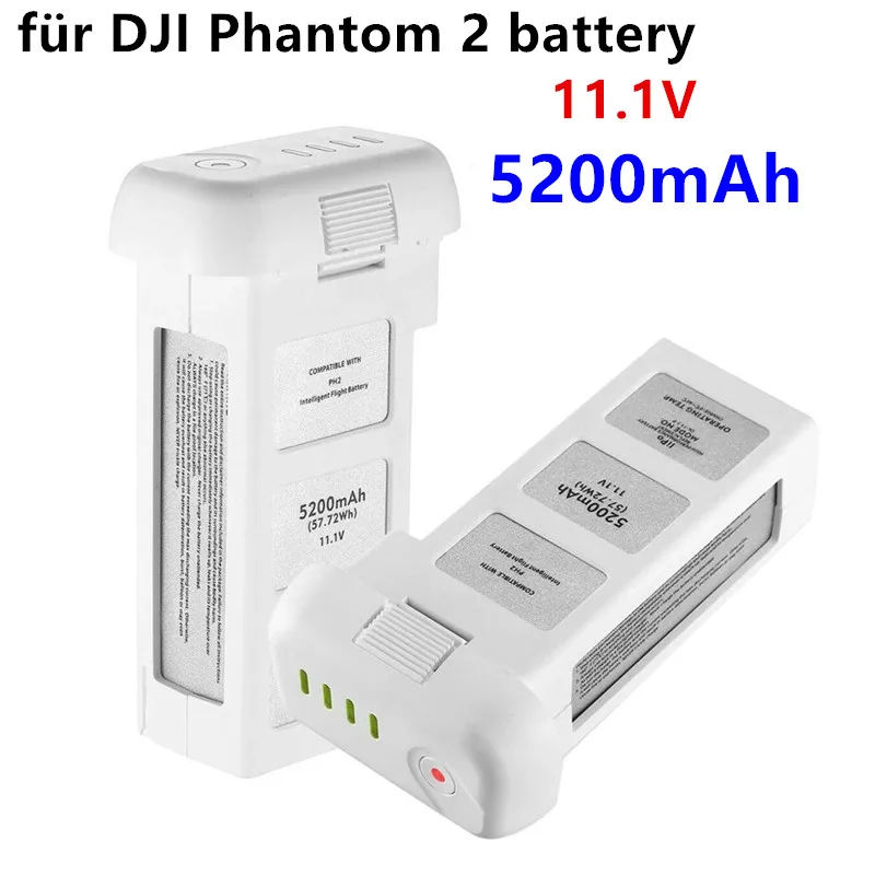 

Аккумуляторная батарея 5200 мАч 11,1 В для DJI Phantom 2 & 2 Vision & 2 Vision Plus дрона новая