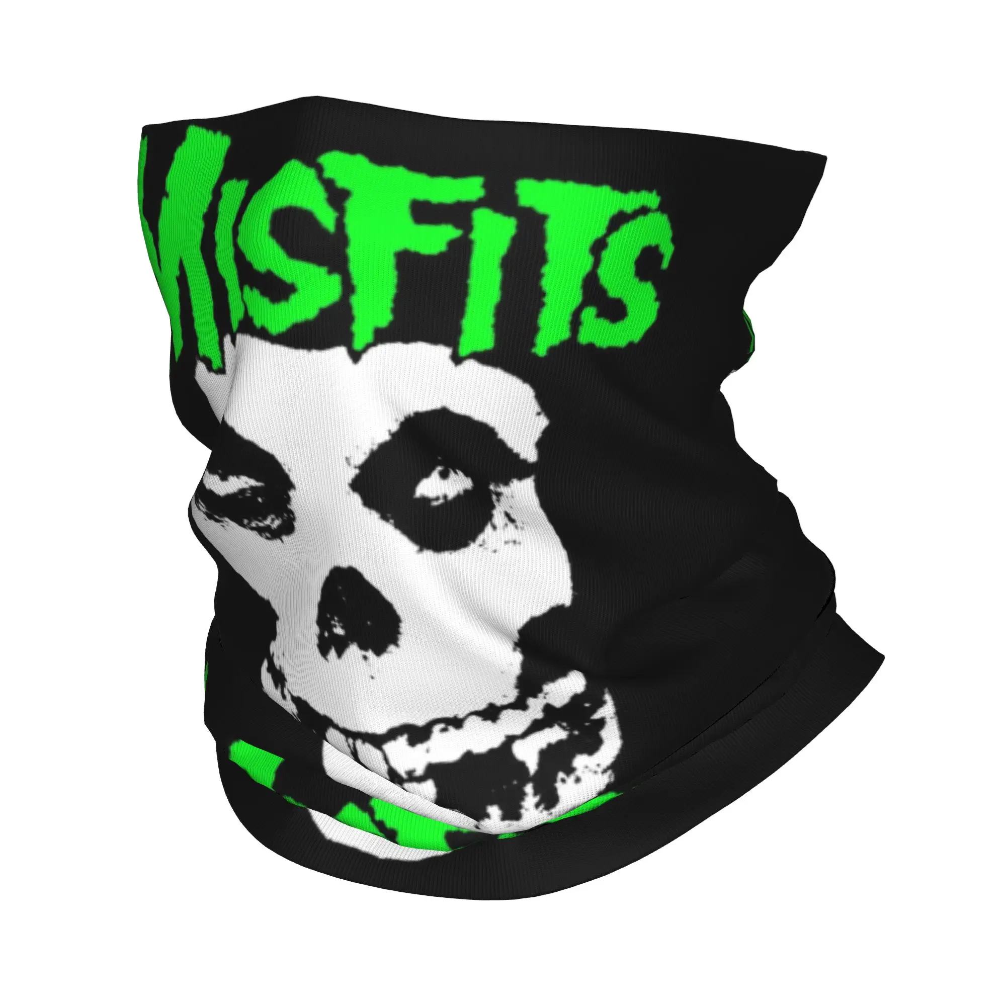 Фото Бандана-шарф для шеи в стиле панк-рок группы Misfits, унисекс, для зимних походов и катания на лыжах, защита для лица. №1