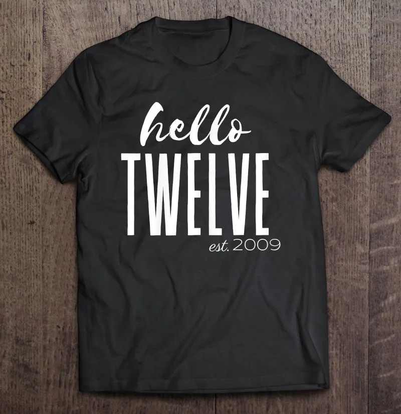 

Подарок на день рождения для 12 лет, женская футболка, футболка, графическая одежда для гольфа, футболки для мужчин, простой дизайн