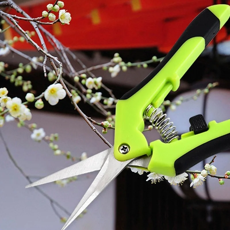 

Garden Pruning Shears Stainless Steel Pruning Tools Garden tools Scissors Cutter Fruit Picking Weed Home Potted Branches Pruner