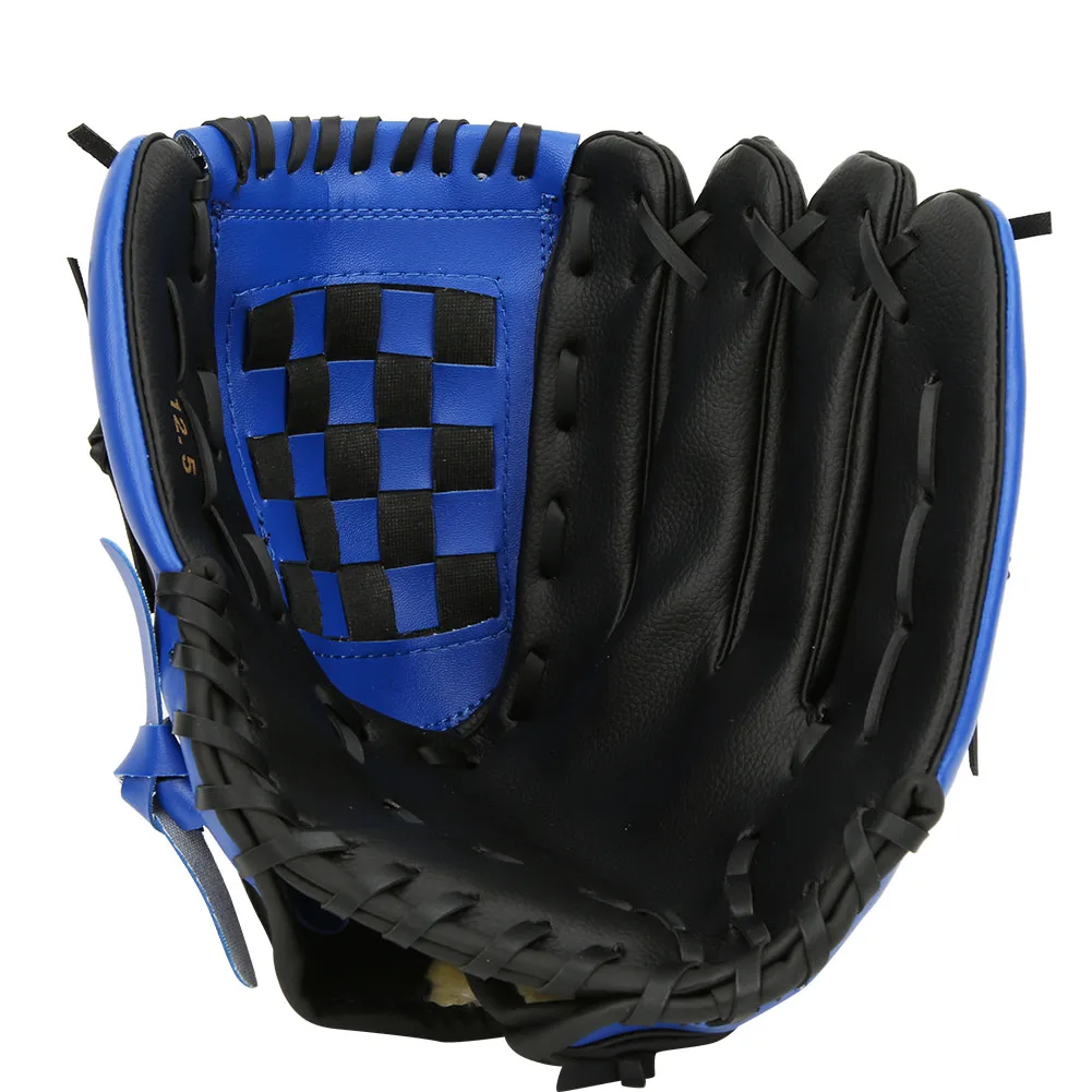 

PU Leather Baseball Glove Practicing Training Competition Gloves for Children(Blue 11.5 inch)Baseball Glove