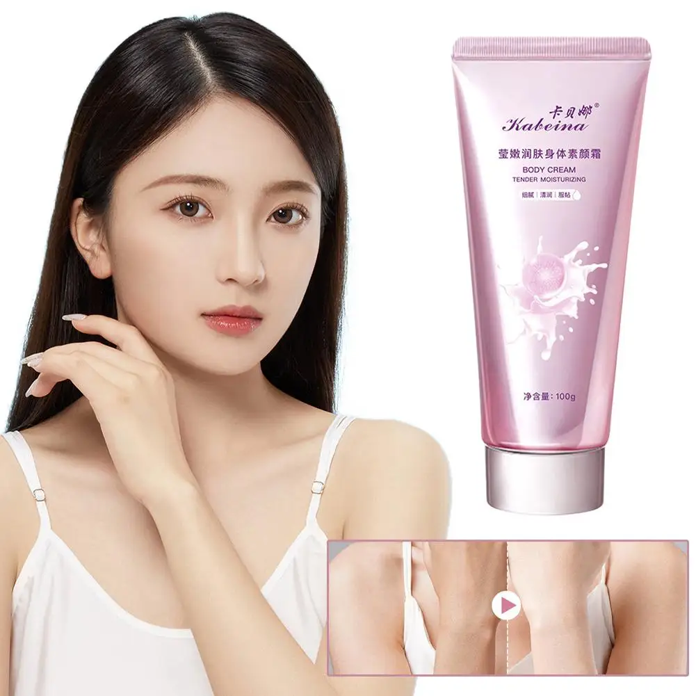 

100g Make Up Body Lotion Tone-up Cream Body Whitening Brightening Body Concealer Skin Hydrating Shimmering Body Lotion Crea E1U5