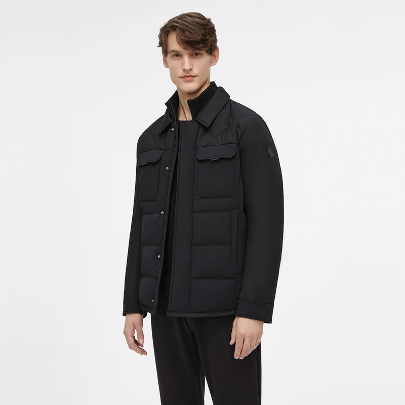 BOSIDENG зимняя мужская куртка в деловом стиле умная повседневная одежда с гусиным
