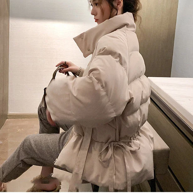 Women Down Quilted Cotton Coats Cotton-Padded Clothes Women Short Style Japanese Korean Fashion Loose Winter Coat Cotton Jackets