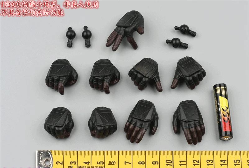 

Hottoys 1/6th HT TMS034 Sodier Hand Types&Connectors Model for 12" Figure