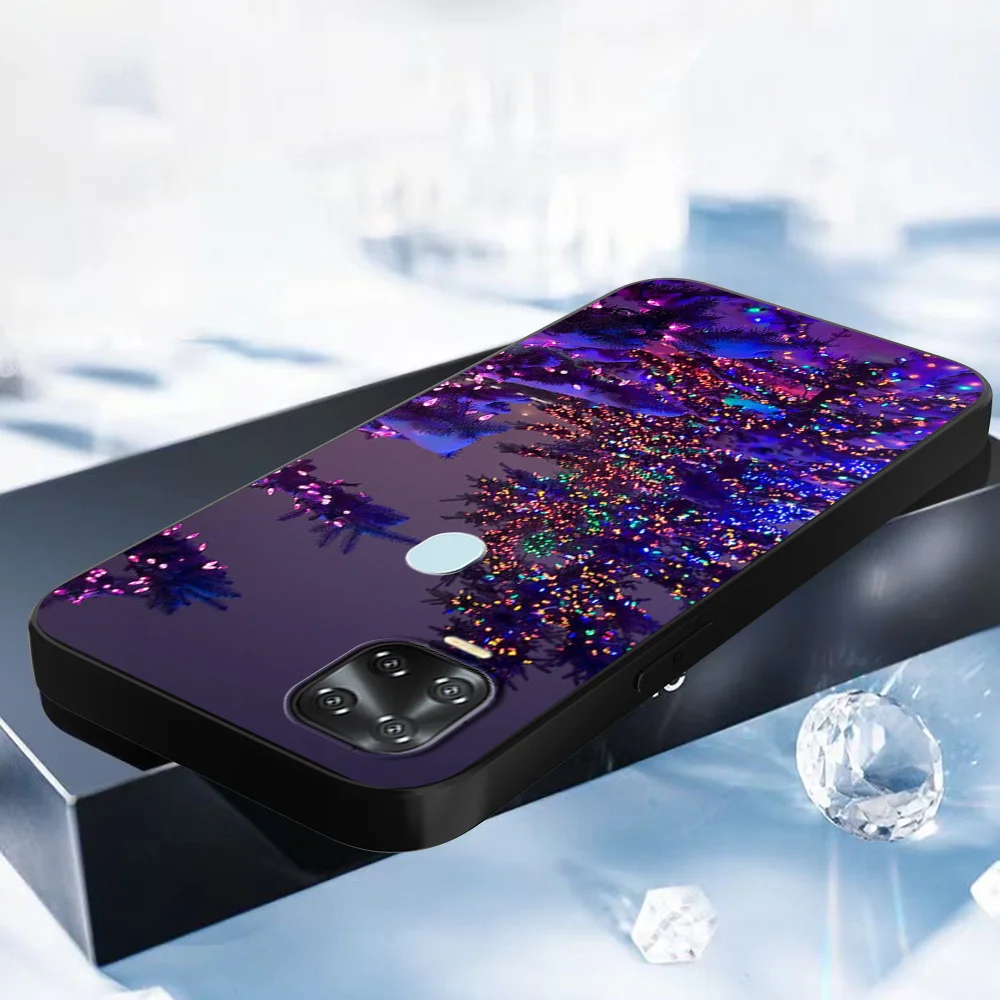 Для ZTE Blade V2020 чехол Axon 11 SE 5G задняя крышка для V 2020 черный ТПУ с надписью &quotmerry christmas