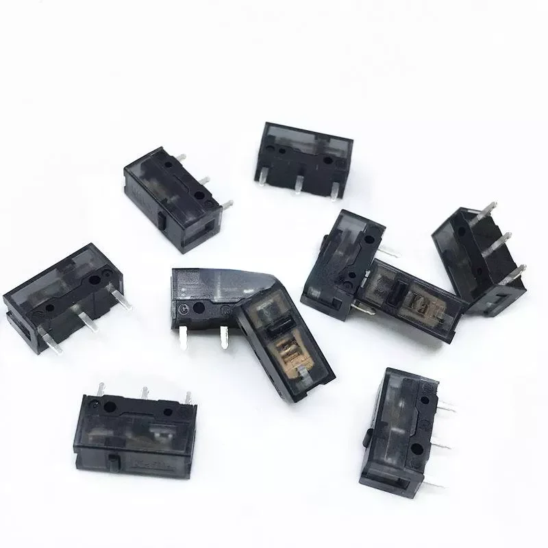 

10Pcs - 100Pcs Kailh GM 8.0 Mouse Micro Switch Gold Contactor 80 Million Click Life 3Pin Black Dot Used On Computer Mice Button