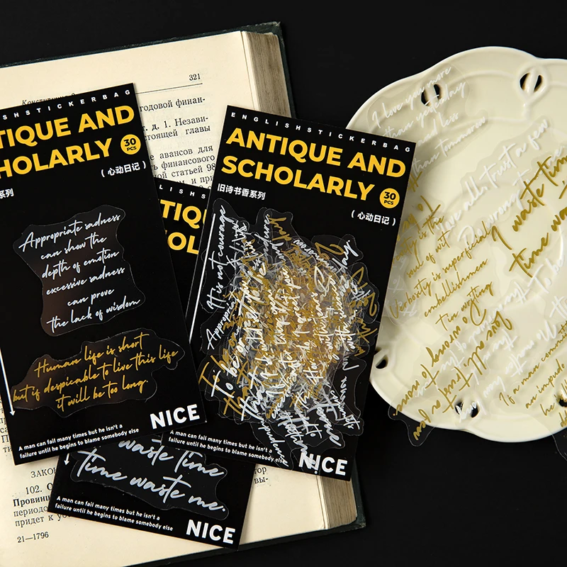 

30 шт./упаковка, водонепроницаемые эстетические стикеры Yoofun