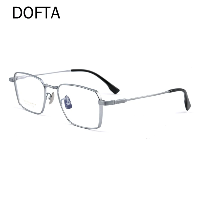 DOFTA чистая титановая оправа для очков близорукости Мужские квадратные очки Новые