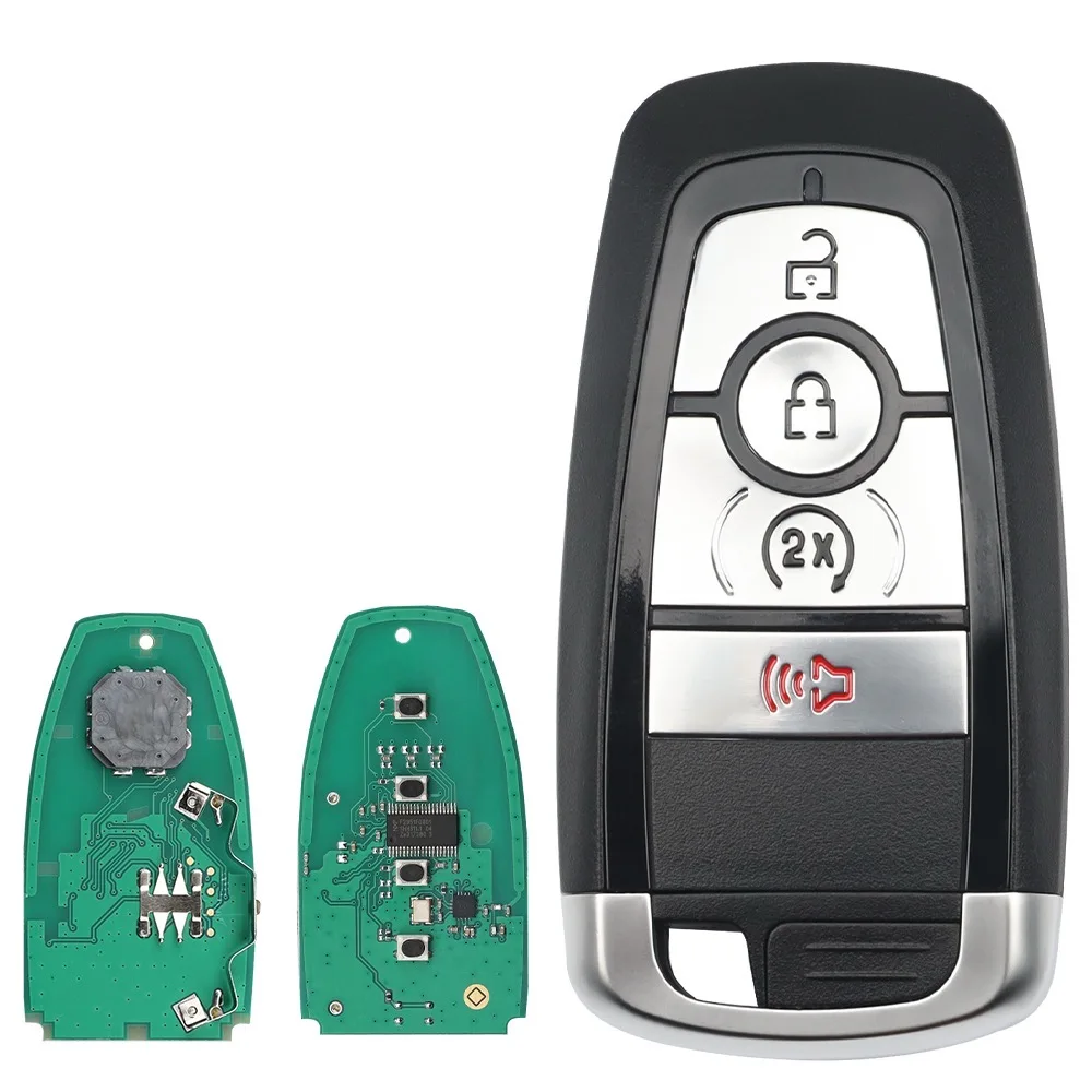 

Умный дистанционный ключ автомобиля Leo для Ford Mustang Expedition Escape Keyless Go 315 МГц ID: 49-CHIP FCC: M3N-A2C931423/00 4BUtton 2018-2022