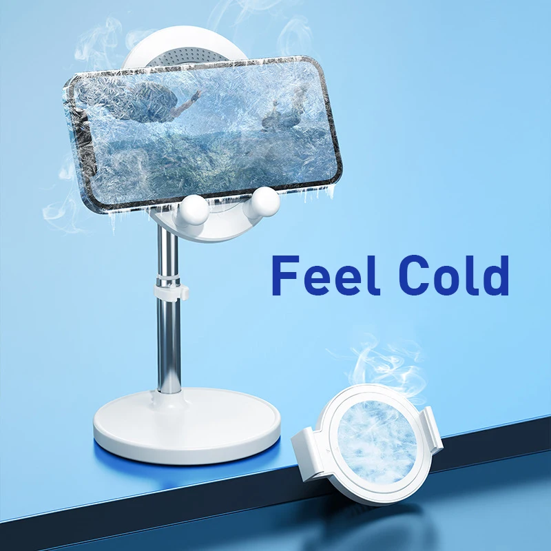 

Adjustable Cooling Artifact Cell Phone Cool Heat Sink Folding Bracket Mobile Phone Radiator Cell Phone Bracket Lazy Bracket