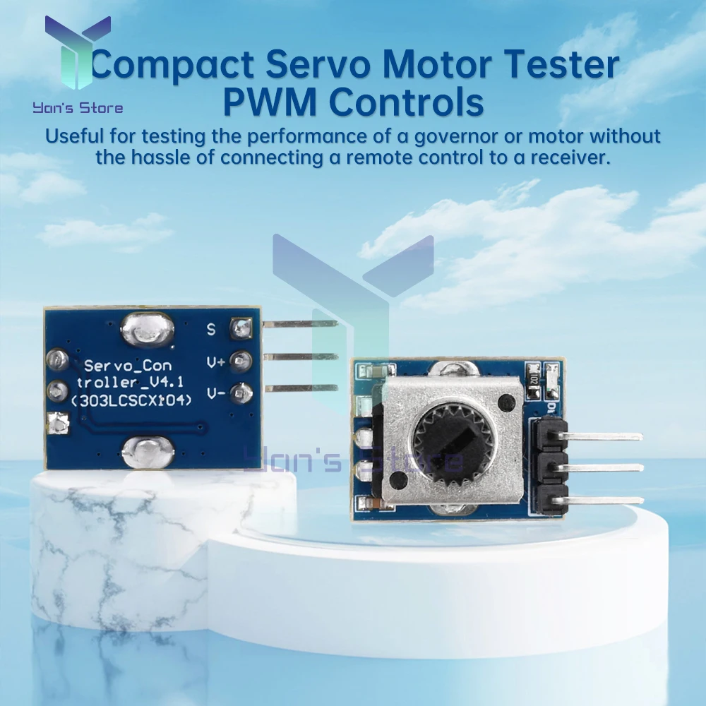3 шт. Маленький серводвигатель электрический тюнинг тестер ШИМ-управление DIY