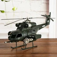 big size retro helicopter fighter model cafe bar decorations characteristic crafts new product ideas 2022 eco