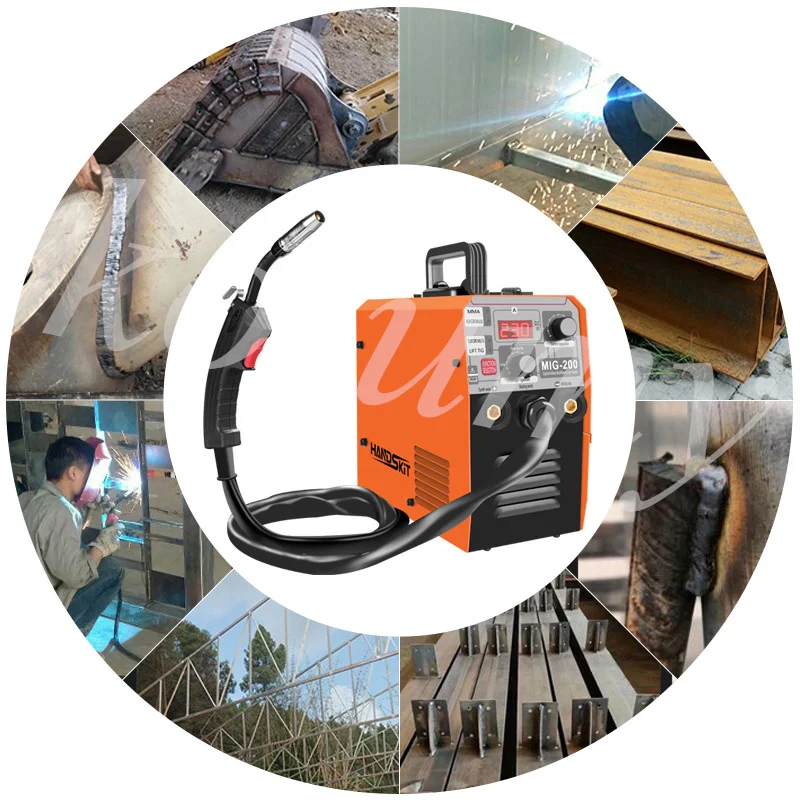 220 В негазовый многофункциональный сварочный аппарат MIG домашний