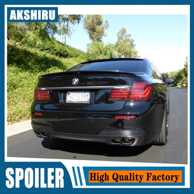 

For BMW F01 F02 F03 F04 Rear Trunk Spoiler Wing Tail Lip 7 Series Sedan 2010 - 2015